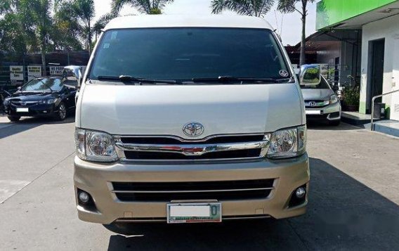 White Toyota Hiace 2011 for sale in Meycauayan-1