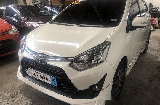 White Toyota Wigo 2019 Automatic Gasoline for sale-1