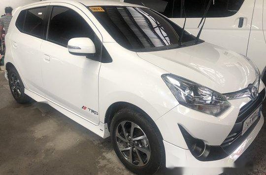 White Toyota Wigo 2019 Automatic Gasoline for sale-2