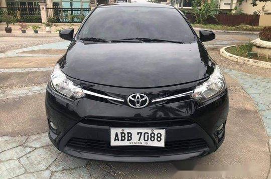 Black Toyota Vios 2014 Automatic Gasoline for sale -1