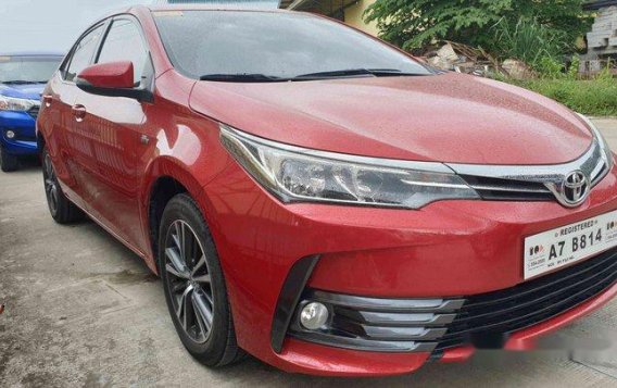 Red Toyota Corolla Altis 2018 Manual Gasoline for sale 