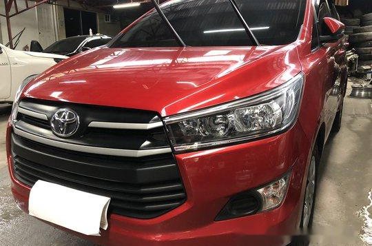 Red Toyota Innova 2018 Manual Diesel for sale -1