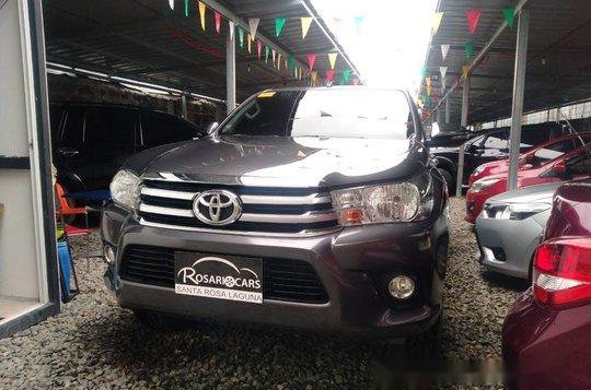 Grey Toyota Hilux 2017 Automatic Diesel for sale -1