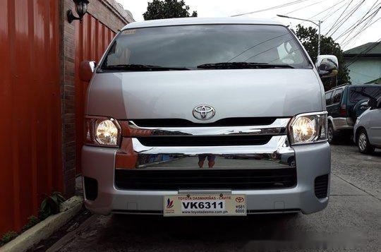 Silver Toyota Hiace 2017 for sale in Manila-2