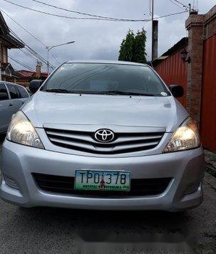 Silver Toyota Innova 2011 Manual Diesel for sale in Parañaque-2