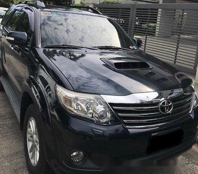 Black Toyota Fortuner 2014 at 75000 km for sale -2