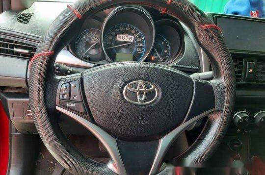 Red Toyota Vios 2015 Automatic Gasoline for sale-7