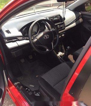 Red Toyota Vios 2016 Manual Gasoline for sale-3