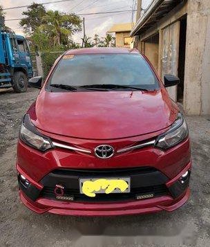 Red Toyota Vios 2016 at 50000 km for sale-1