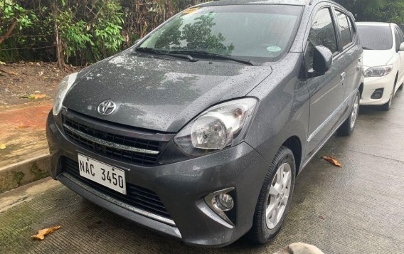 Grey Toyota Wigo 2017 for sale in Quezon City 