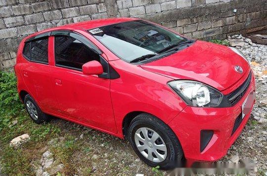 Red Toyota Wigo 2016 Manual Gasoline for sale -1