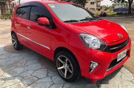 Red Toyota Wigo 2015 for sale in Cebu -1