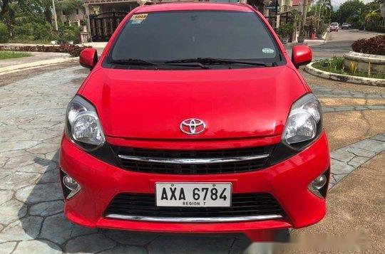 Red Toyota Wigo 2015 for sale in Cebu -2