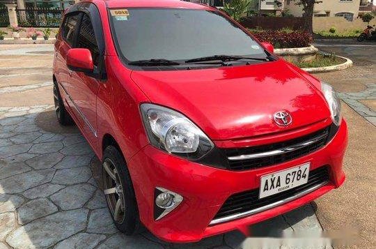 Red Toyota Wigo 2015 for sale in Cebu 