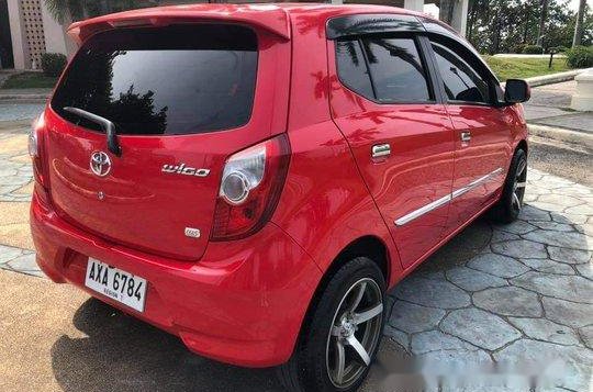 Red Toyota Wigo 2015 for sale in Cebu -5