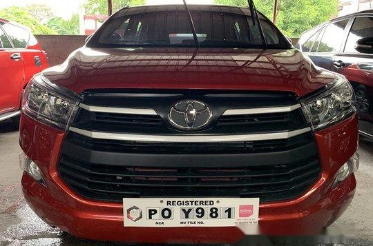 Red Toyota Innova 2019 Manual for sale -1