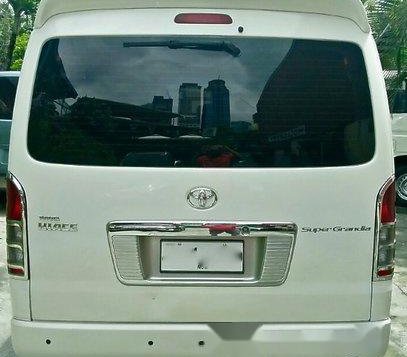 Sell White 2009 Toyota Hiace Automatic Diesel at 90000 km-3
