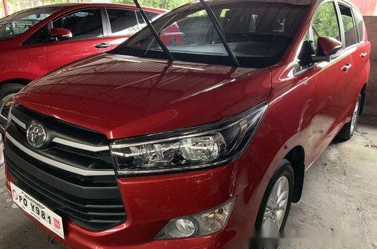 Red Toyota Innova 2019 Manual for sale -2