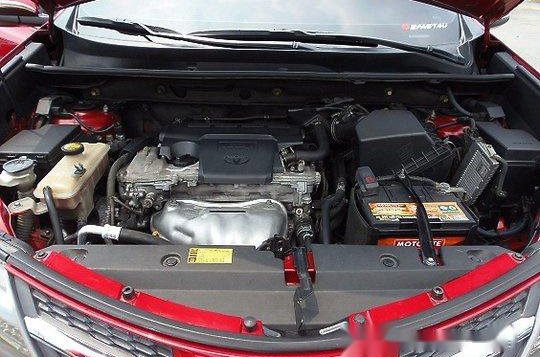 Red Toyota Rav4 2014 Automatic Gasoline for sale in Quezon City-14