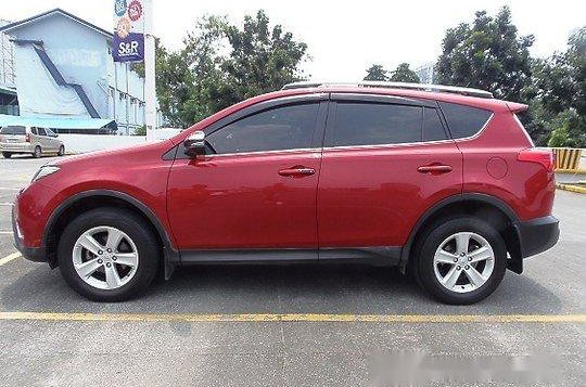 Red Toyota Rav4 2014 Automatic Gasoline for sale in Quezon City-5