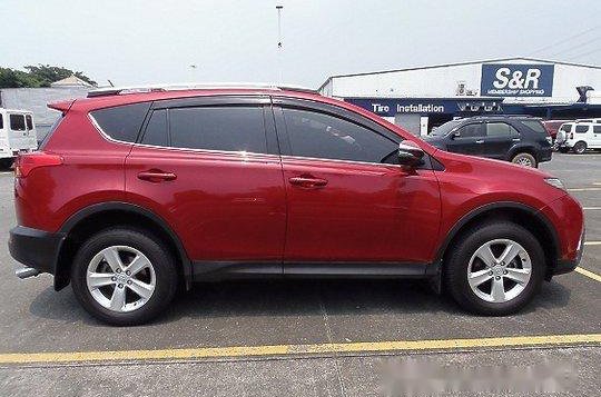 Red Toyota Rav4 2014 Automatic Gasoline for sale in Quezon City-4