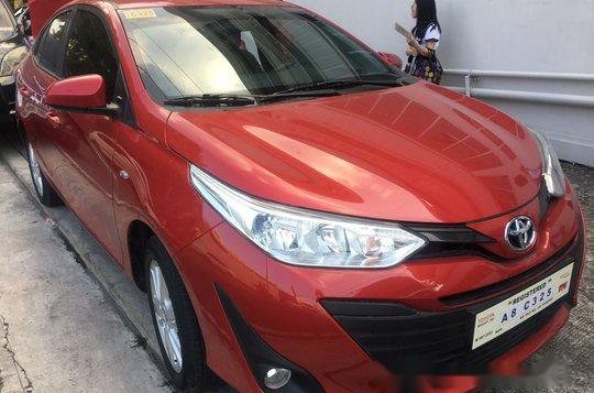 Orange Toyota Vios 2018 Automatic Gasoline for sale