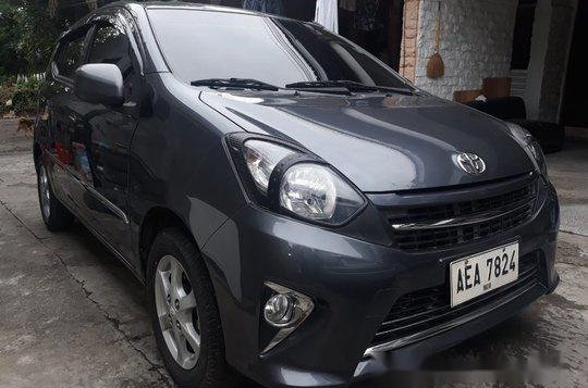 Black Toyota Wigo 2015 at 61000 km for sale 