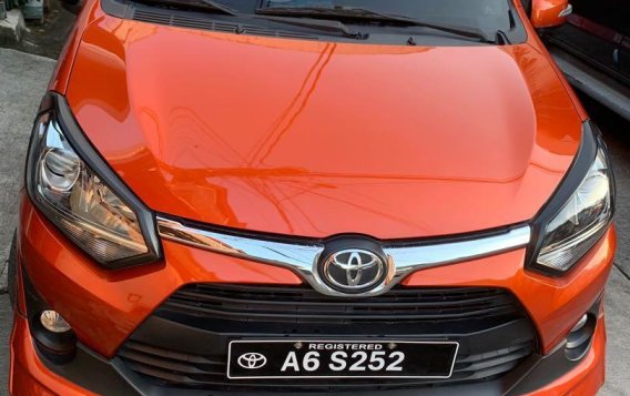 Orange Toyota Wigo 2018 for sale in Quezon City-2