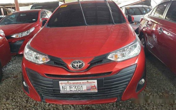 Red Toyota Vios 2018 Manual Gasoline for sale -1