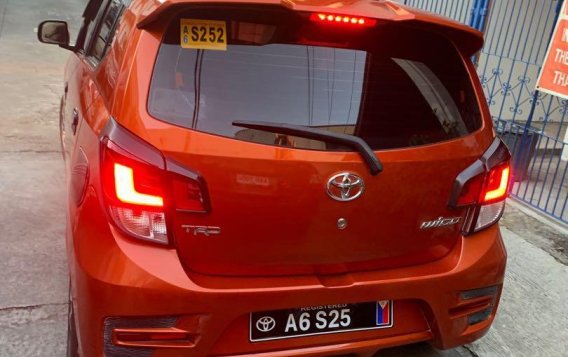 Orange Toyota Wigo 2018 for sale in Quezon City-7