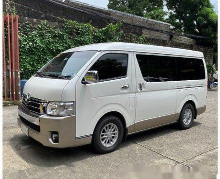 White Toyota Hiace 2016 at 10966 km for sale -1
