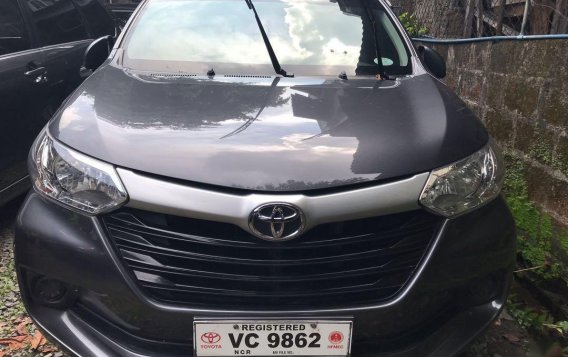 Gray Toyota Avanza 2016 for sale in Quezon City