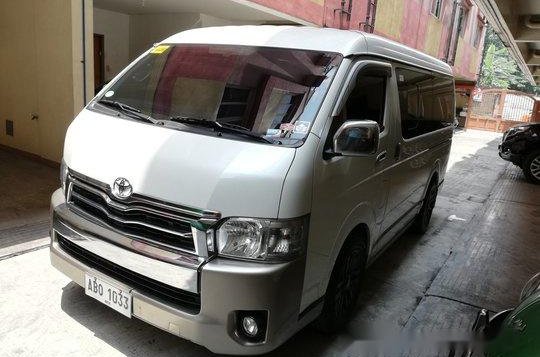 White Toyota Hiace 2015 Automatic Diesel for sale -2