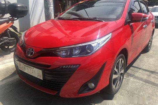 Red Toyota Vios 2019 at 1500 km for sale -1