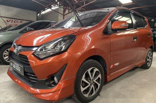 Orange Toyota Wigo 2018 Automatic Gasoline for sale -2