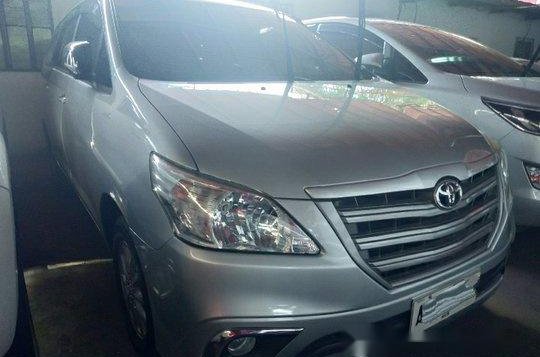 Silver Toyota Innova 2015 Manual Diesel for sale 