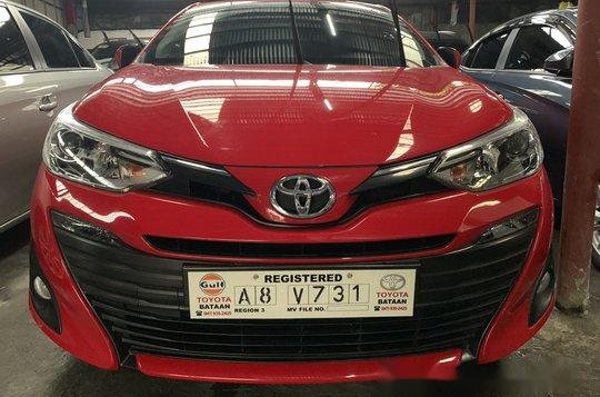Red Toyota Vios 2019 at 1500 km for sale 