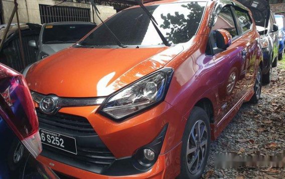 Selling Orange Toyota Wigo 2018 Automatic Gasoline -2