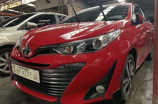 Red Toyota Vios 2019 at 1500 km for sale -2
