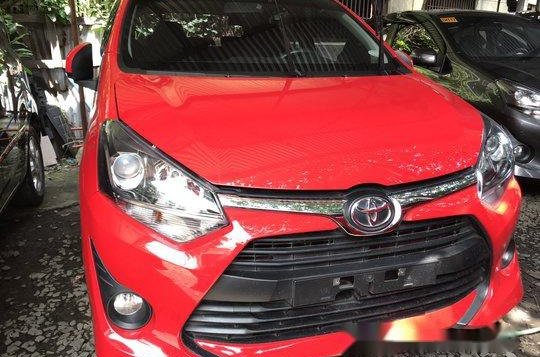 Red Toyota Wigo 2019 Manual for sale -5