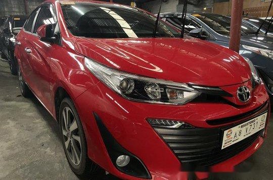 Red Toyota Vios 2019 at 1500 km for sale 