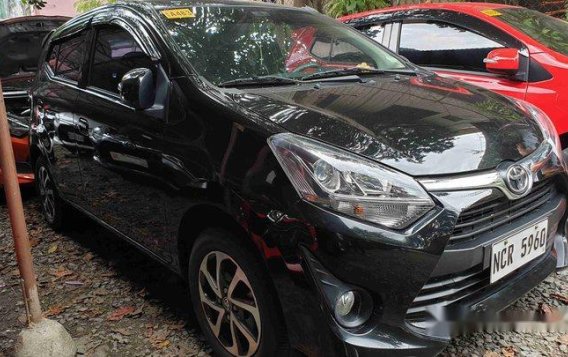 Black Toyota Wigo 2018 Automatic Gasoline for sale-3