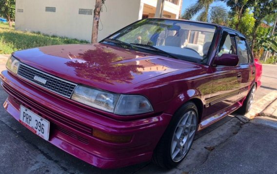 Red Toyota Corolla 1990 for sale in Mabalacat-3