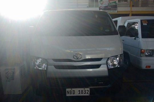 White Toyota Hiace 2019 for sale in Quezon City -1