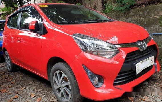 Sell Red 2019 Toyota Wigo Automatic Gasoline at 5800 km 