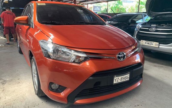 Used Orange Toyota Vios 2016 for sale in Manual -1