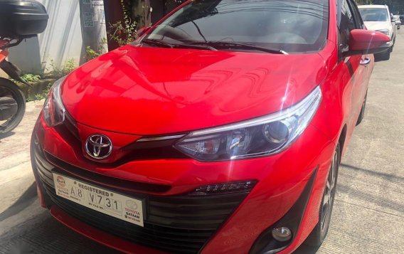 Sell Red 2019 Toyota Vios in Quezon City