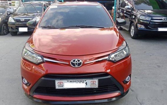 Sell Red 2016 Toyota Vios at Manual Gasoline at 18000km in Manila