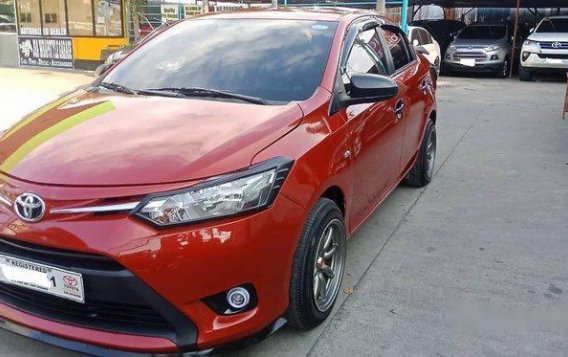 Sell Red 2016 Toyota Vios at Manual Gasoline at 18000km in Manila-2