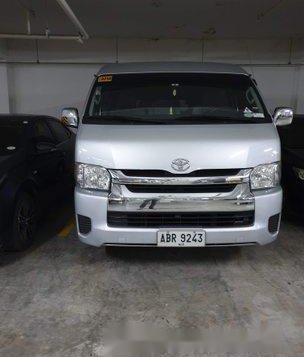 Silver Toyota Hiace 2016 for sale in Quezon City 